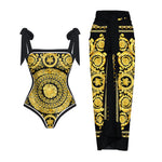 2026 High Quality Double-sided Printed Push Up Women Bikini Set Printed Strappy Bandage Swimwear Brazilian Biquini Bathing Suit