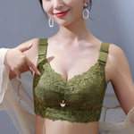 Push Up Bra Female Lingerie Sexy Bra Lace Bras for Women Wire Free Underwear Women 52C D E Cup Plus Size Bra Women Clothing Bras