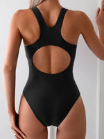 2026 Sporty Slim One Piece Swimsuit Women Color Matching Swimwear Female Sexy Bathers Bathing Swimming Swim Suit Beachwear XXL