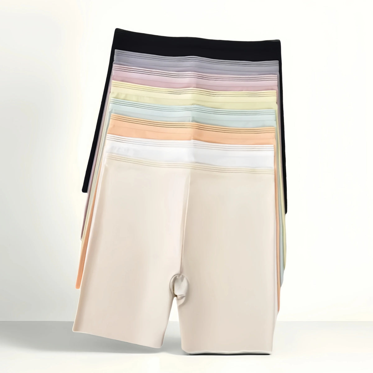Ice Silk Safety Short Pants High Waist Shorts Panties For Women Tummy Control Hip Lift Underwear Boyshorts Boxer