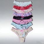 Lace G String Thin Mesh Sexy Girls Panties Women Briefs Thong Hollow Out Underwear Transparent Female Low Waist Lingerie