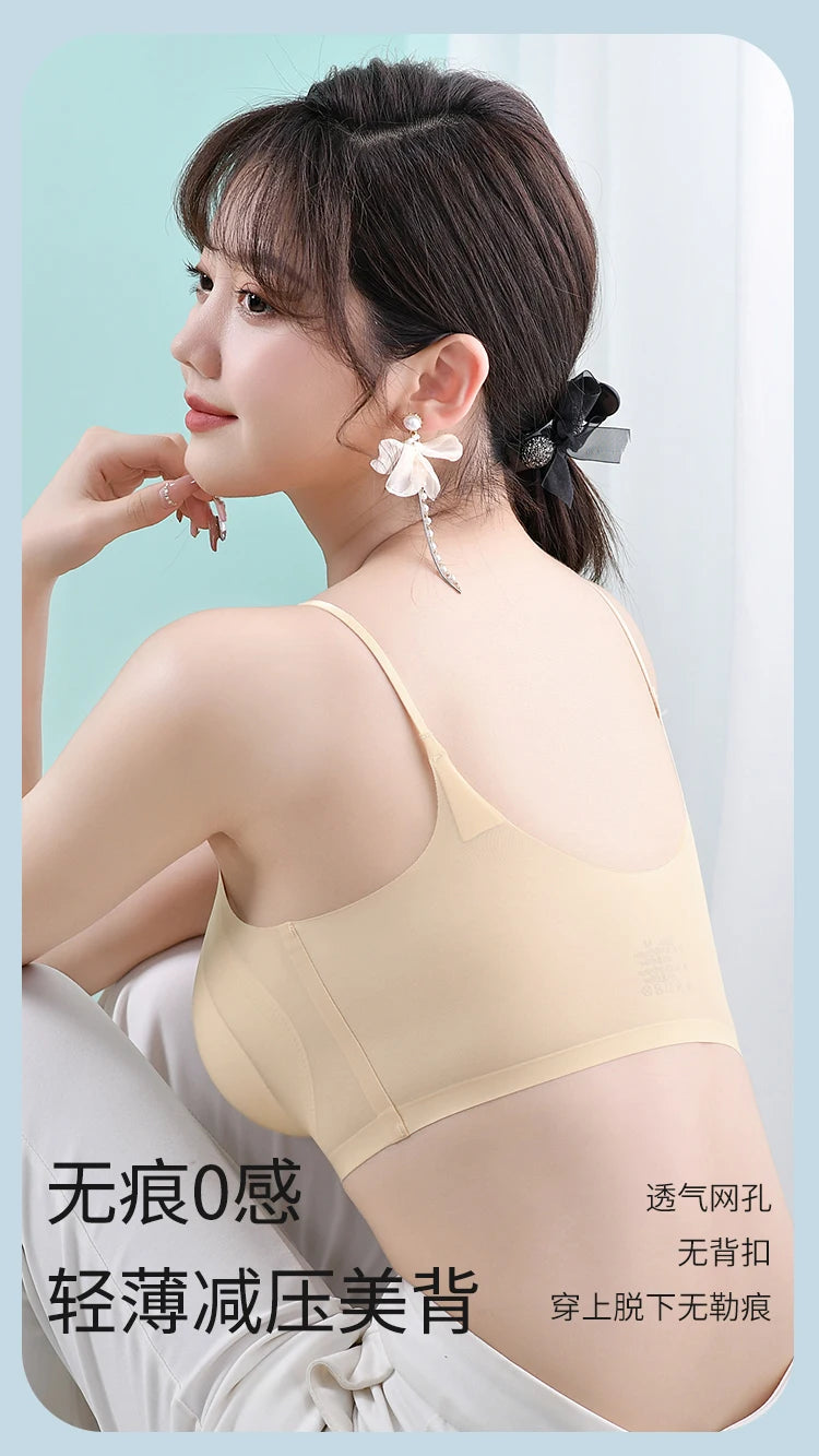 Skin Tone Invisible Bra Strapless Backless Seamless Ultra Thin Comfort Fit Military Training Bralette Pack Value Set Sweatproof