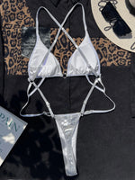 High Cut Out G String Female Swimwear One Piece Swimsuit Women Mini Micro Thong Monokini Bather Backless Bathing Suit Swim Wear