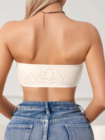 Strapless Women's Bra Simple Front-Clasp Push up Sexy Bras Unlined Wire-Free Comfortable Sexy Bras