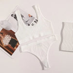 Women Push Up Bra And Panties Set Sports Wire Free Brassiere Seamless Underwear High Rise Briefs Female Sexy Lingerie Set