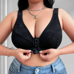 1pcs Plus Size Bras For Women Underwear Seamless Bra Push up Brassiere Lingerie Front Closure Bralette 1XL-4XL Unlined Thin Bras