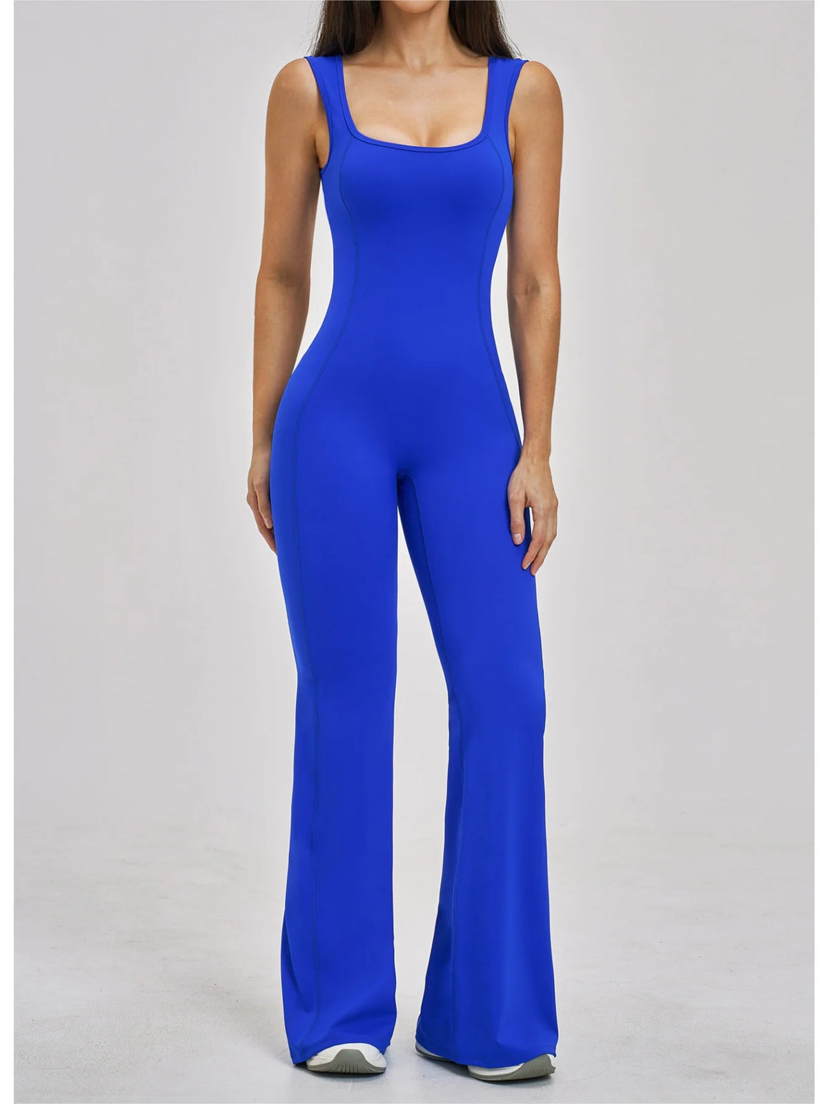 Slimming Yoga Jumpsuits Women Hollow Out Ruffles Backless Sportswear Fitness Back Hip-Lifting Leggings One-Piece Gym Bodysuits