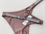 Sexy Panties Women Thongs Rhinestones G string Letter Diamonds Sports Thong Low Waist Briefs T-back Fitness Size S-XL