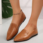 Summer Large Size 43 Women Shoes 2025 Simple Lightweight Flat Shoes Women Pointed Non Slip Soft Sole Casual Shoes Women Loafers
