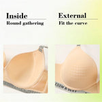 2025 Women's Plus Size T-Shirt Bra Letter Seamless Embroidery Sport Everyday Bra 70-100 C D E F G Push-up Bra SWD9073