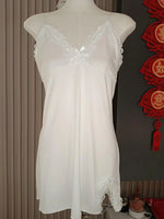 Underwear Sexy Pajamas Women Summer Lace Suspender Nightgown Slit V Bow Slim Push Up Pajamas Sleepwear Nightwear