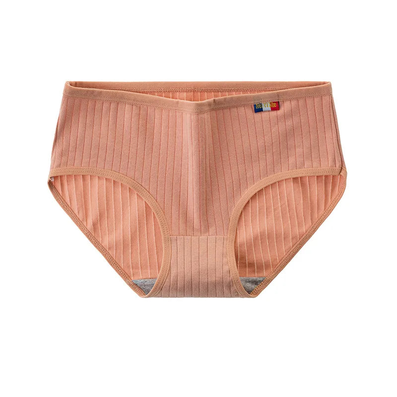 10Pcs/Set Women Cotton Seamless Panties Sexy Underwear Female Breathable Solid Color Underpants Lingerie Low Rise Briefs M-XL