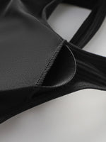 Women's sexy diagonal cross shoulder strap vest bra with gathered cups detachable back buckle shock-absorbing underwear MR3519