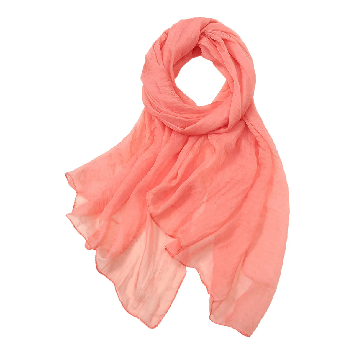 Solid Color Chiffon Scarf Fashionable Lightweight Neck Scarf For Women Summer Neck Sun Protection Silk Scarf Shawl 170*70cm