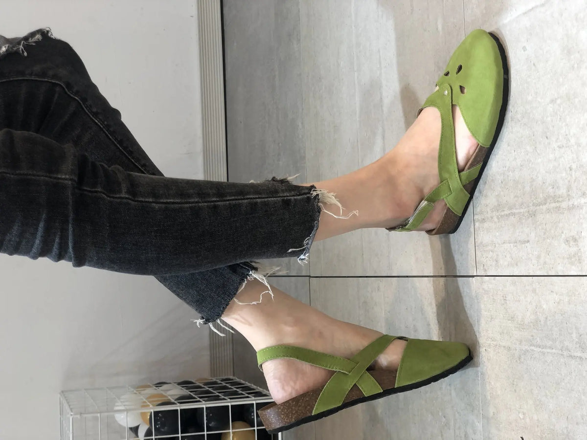2023Women Sandals Summer Ladies Girls Comfortable Ankle Hollow Round Toe Sandals Woman Soft Beach Sole Female Shoes Plus Size