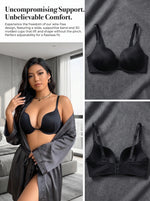 Plus Size Underwire Bra Women 3/4 cup Push Up Brassiere Large Bust Support Steel Bone Lingerie Sexy Lace Daily Wear B2813