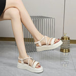 Roman Women's Sandals Summer 2026 New Casual Beach oes Comfortable