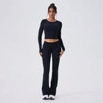 Women's Versatile Yoga Suit Set Tight Fitting and Beautiful Back High-end Sports Suit Outdoor Running and Leisure Fitness Suit