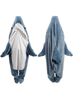 Cute Anime Cartoon Shark Jumpsuits Pajamas For Adults Couples Funny Onesize Role-playing Costumes Wearable Funny Nightdress