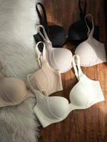 MOYISU Anti-Sag Full Coverage Bra Small Bust | Wireless Push Up Lift | Seamless Bralette for Summer Cooling Comfort CA Underwear