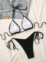 Sexy Micro Bikini 2025 Criss Cross Swimwear Bandage Woman Swimsuit Female Thong Bikinis Set 2 Piece Women Bathing Suit Beachwear