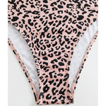 Zebra Print One Piece Swimsuit Woman High Neck Bodysuit Zipper Swimwear Beach Wear Leopard 2024 Bathing Suits Holiday Summer