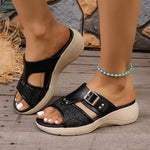 2026 FashionNew Hot Women Slippers Comfort Wedge Shoes Ladies Platform Sandals Casual Slippers