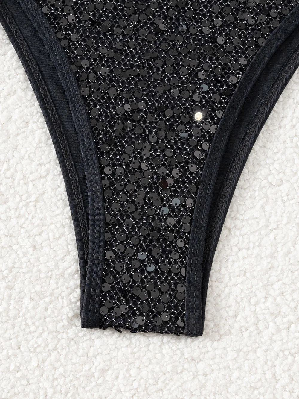 Pink Mesh Sequin Halter String Triangle Bikini Damen Micro Thong Sexy Swimsuit Women 2026 Bathing Suits Swimwear Bikinis Sets