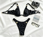 Push Up Bikini Micro Bikinis Set 2026 Womens Swimsuit Sexy Female Thong Swimwear Bathing Suit Solid Thong Biquini Swimming Suits