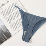 1PC Women Thongs Seamless G-String Panties High Leg Cut Sexy Lingerie Low Waist Underwear Female T-Back M-L