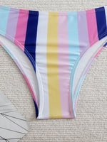 High Waist Bikini 2026 Women Strappy Swimsuit Sexy Striped Swimwear Female Bathers Bathing Swimming Swim Suit Summer Beachwear