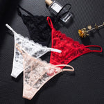 Lace G string Sexy Panties Women Underwear Briefs Hollow Out Thong High Quality Transparent Underpants Lingerie Girls Intimates