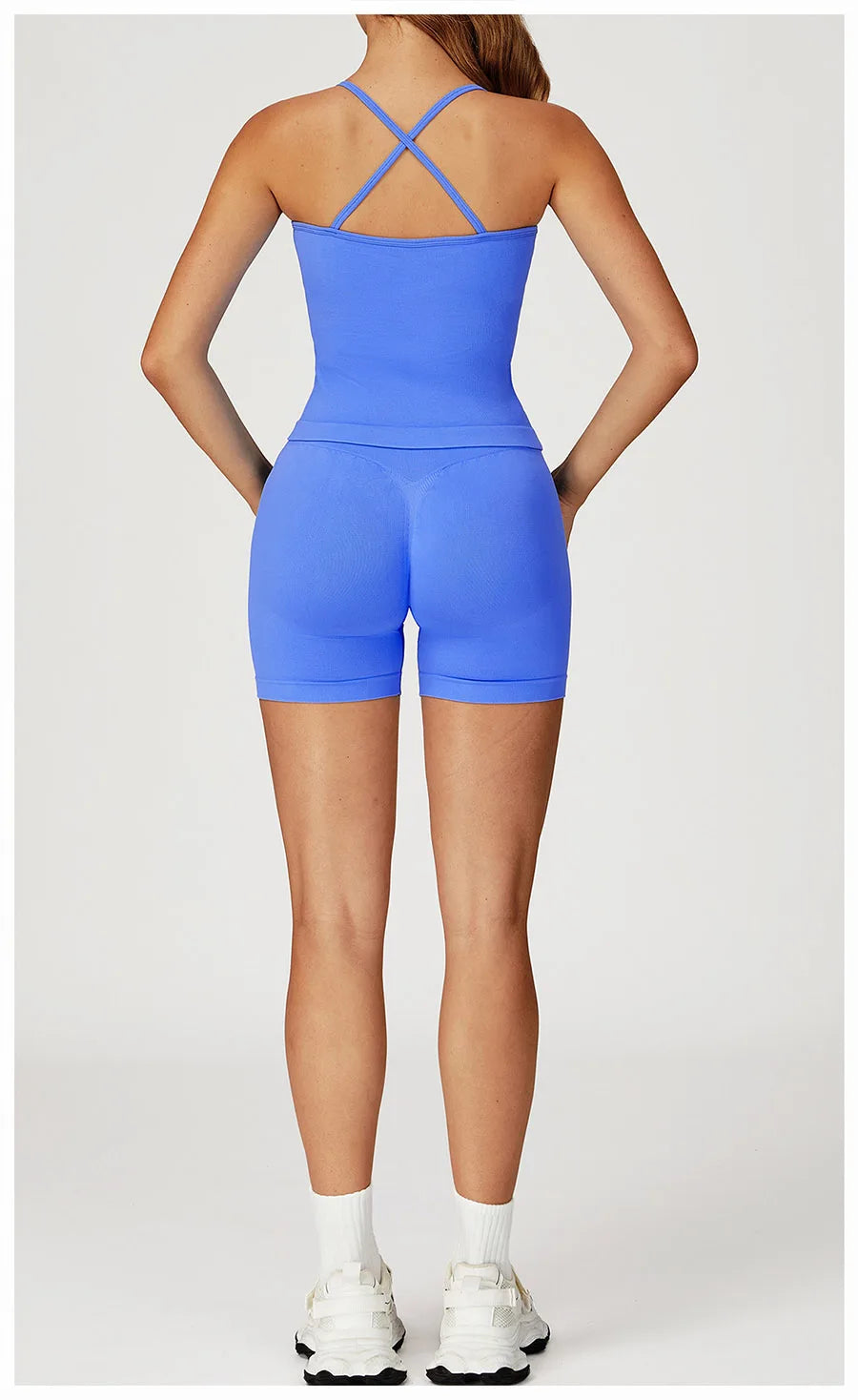 2PCS Yoga Suit Sports Set Women Gym Set Woman Tracksuit Running Workout Long Sleeve Sports Shirt Shorts and bra set Sport Outfit