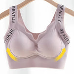 2Pcs/Set Bras Non-wire Push Up V-neck Bra Women Seamless Underwear Padded No Rims Support Brasiere Sexy Lingerie M-3XL
