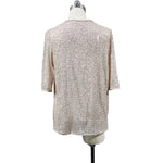 Shiny Sequins Tee Shirt Women T-shirt V-Neck Short Sleeve Loose Fit Summer Sexy Tops Holidays Parties Wear