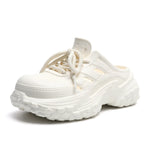 2026 New Leisure Platform Clogs For Women Men Summer Street House Shoes Soft EVA Lace-up Style Slippers Couples Beach Sandals