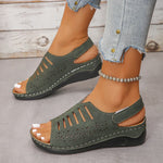 Fashion Designer Women's Wedges Sandals New Woman Breathable Sandals Fashion Comfort Handiness Summer Casual Female Sandals