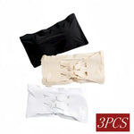 3Pcs/Set Strapless Bra Ice Silk Tube Tops Women Seamless Underwear Invisible Wrapped Chest Female Backless Bra Intimates