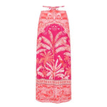 Retro One Piece Swimsuit with Skirt Shoulder Strappy Floral Print Women's Slimming Bathing Suit Beach Wear