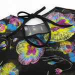 S - XXL Printed Long Sleeve With Sarong One Piece Swimsuit Women Swimwear Female Flowers Padded Bather Bathing Suit Swim K7181