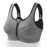 CZGUKES-2XL Popular Sports Top Yoga Bra Women's Shockproof Sports Shirt Sports Bra Front Zipper Women's Push Up Bra Sportswear