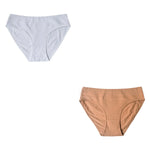 2Pcs/Set Cotton Panties Women Low Rise Underwear Solid Color Comfort Breathable Briefs Sexy Lingerire M-XL Seamless Intimates
