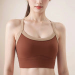 New Selling High Strength Sports Underwear Women's Shock-proof Cross Back Yoga Wear Sports Bra Fitness Vest