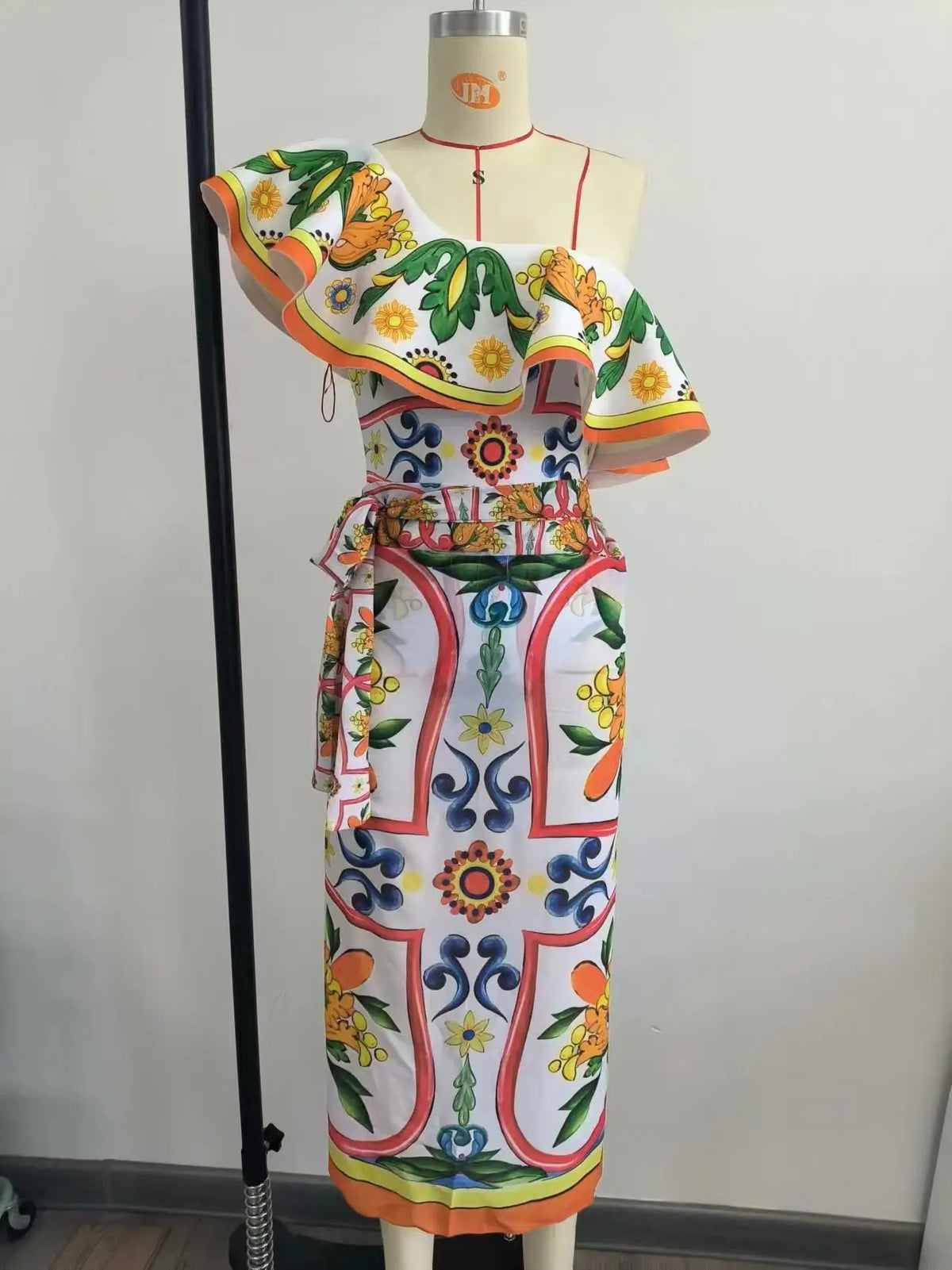 2024 Women Swimwear 2PC Cover-up Swimsuit Ruffle Solid Printed Deep V One-piece Monokini Kimono Bikini Suit Summer Beachwear