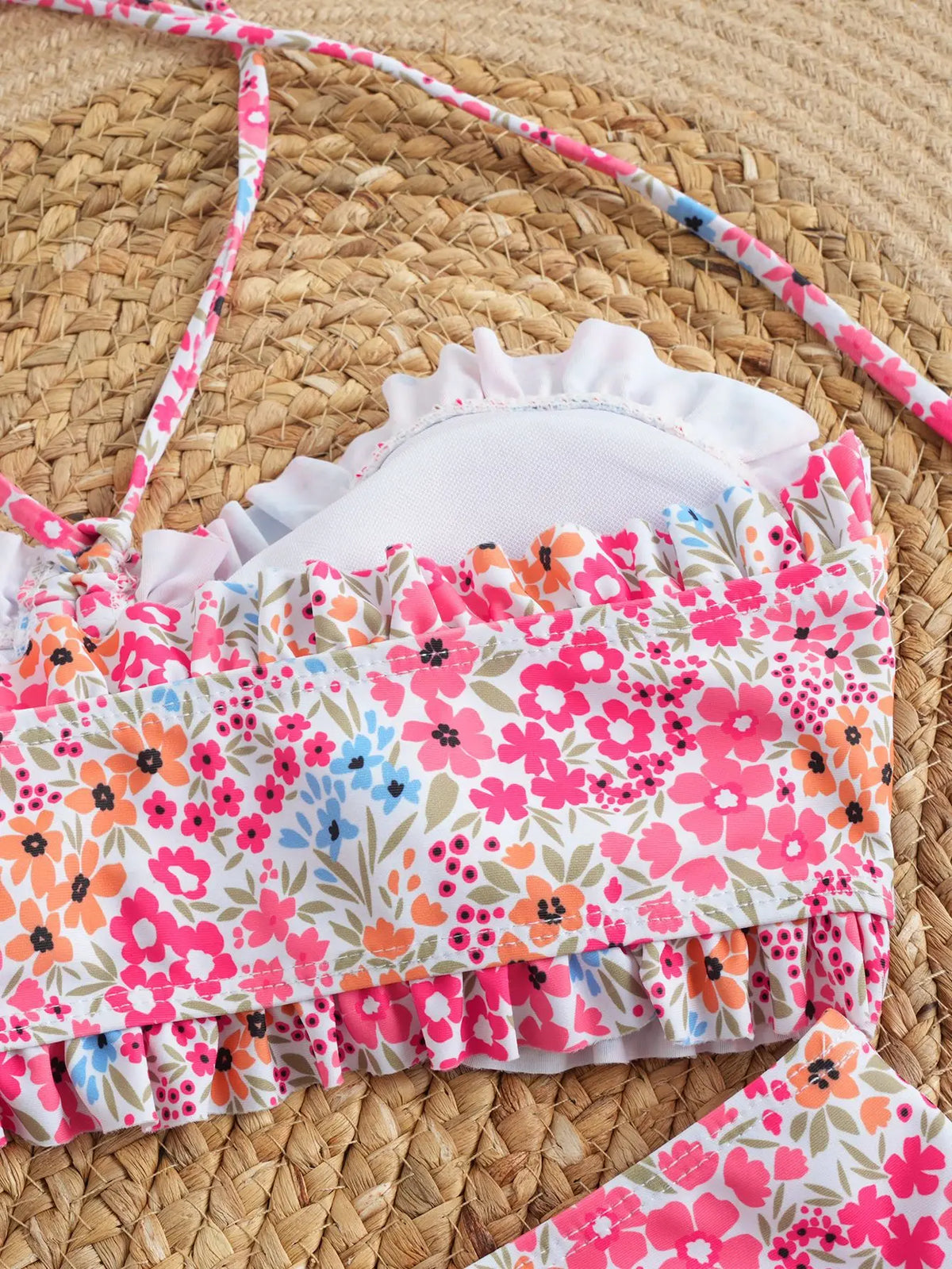 Sexy Flower Bikini 2025 Women Swimsuit Two Piece Swimwear Female Thong Bikinis Set Swimming for Bathing Suits Brazilian Biquini