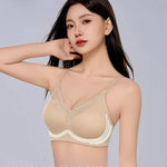 Underwear Women's Summer Thin Small Chest Thick Push-up Big Invisible Seamless Spaghetti Strap Bra Jelly Back Bras 2026