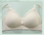 New Top Lace Seamless Women's Underwear Small Chest Gathered Non-slip No Steel Ring Sexy Sling Beautiful Back Bra Thin Section