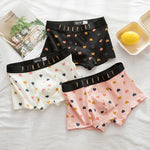 Heart Print Couple Underwear Set Men's Boxers Shorts Women's Underwear Cotton Panties for Men Women Underpants Lover's Panties
