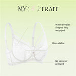 Top Up Minimizer Bra Thin Anti Sagging Unconstrained Gathered Lace Sexy Plus Size Bra SWD9042