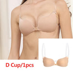 Nipple Cover Invisible Bra Lingerie Women Push Up Silicone Wedding Sticky Reusable Transparent Straps Backless Bikini